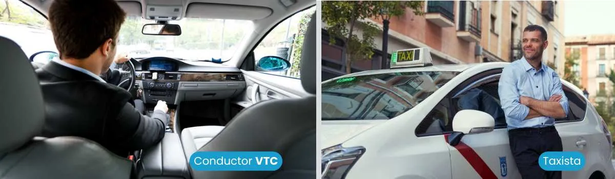 Diferencias clave entre VTC y taxi