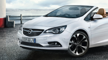 Opel cabrio blanco
